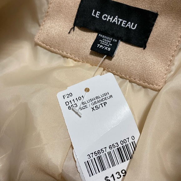 Le chateau faux suede jacket with faux fur lining - Picture 3 of 4